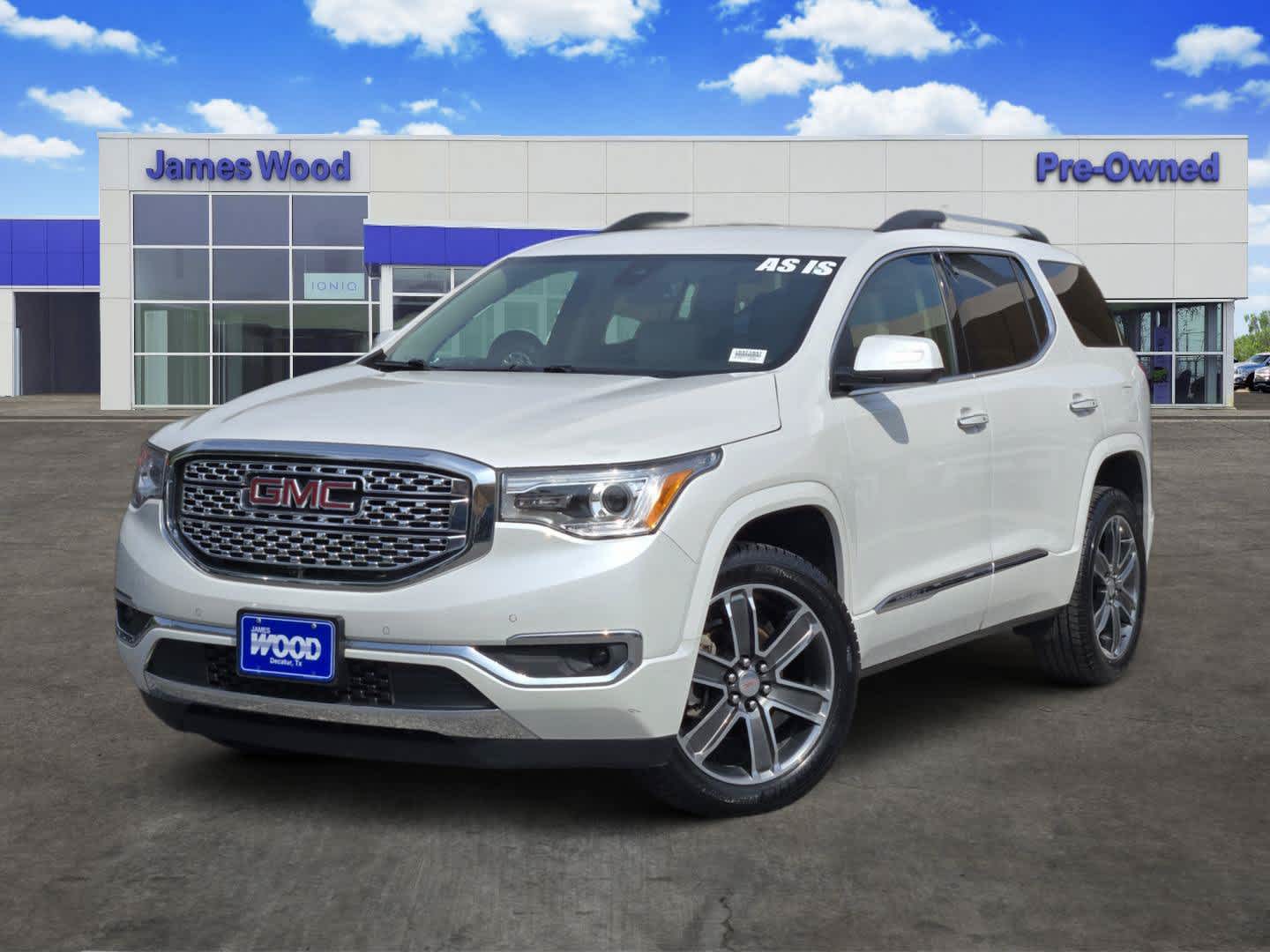 White Frost Tricoat 2018 GMC Acadia SUV / Crossover Front-Wheel Drive 6-Speed Automatic