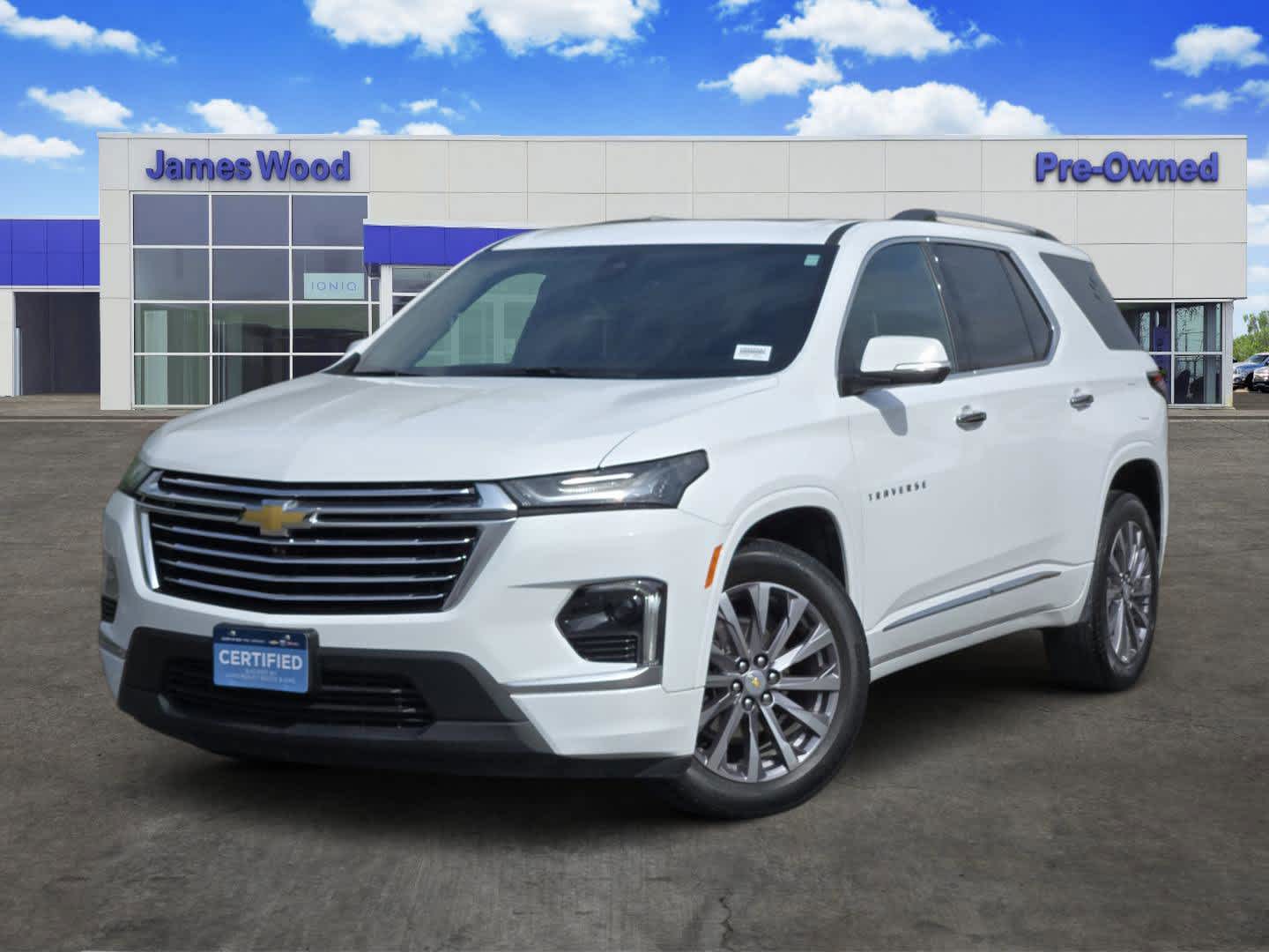 Summit White 2023 Chevrolet Traverse Premier FWD SUV / Crossover Front-Wheel Drive 9-Speed Automatic