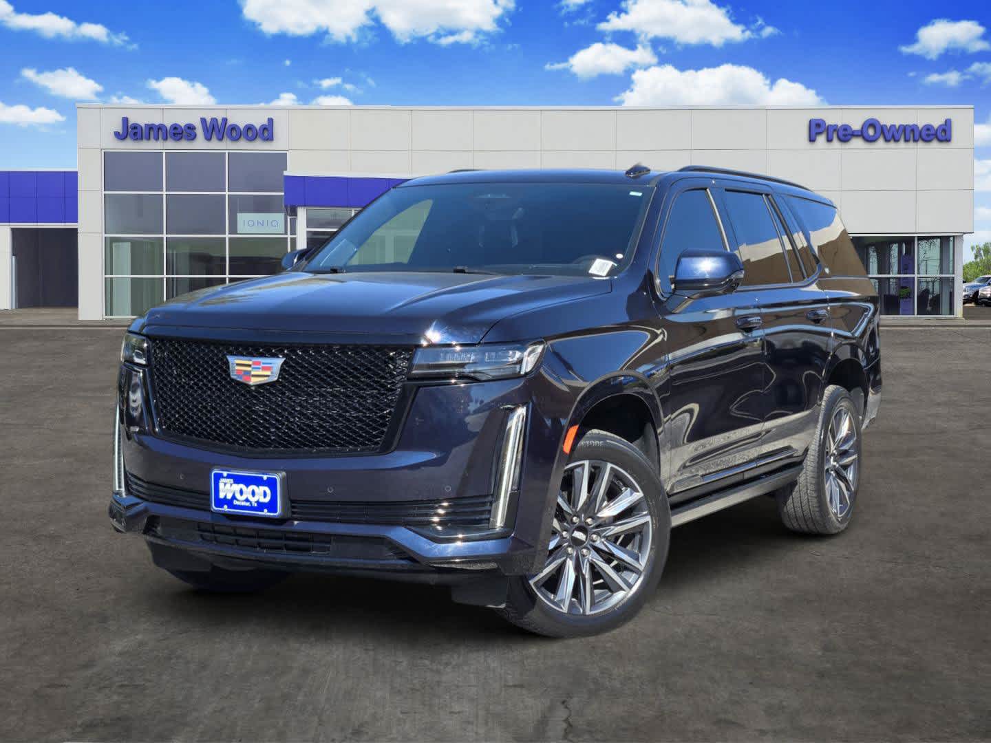 Dark Moon Blue Metallic 2023 Cadillac Escalade SUV / Crossover Four-Wheel Drive Automatic