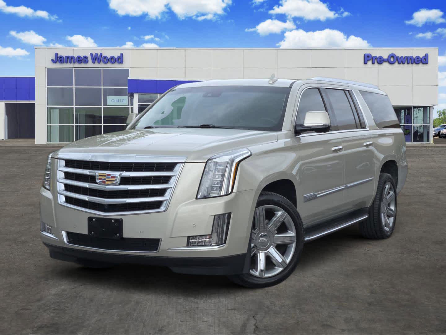 Silver Coast Metallic 2015 Cadillac Escalade ESV Luxury 4WD SUV / Crossover Four-Wheel Drive 8-Speed Automatic