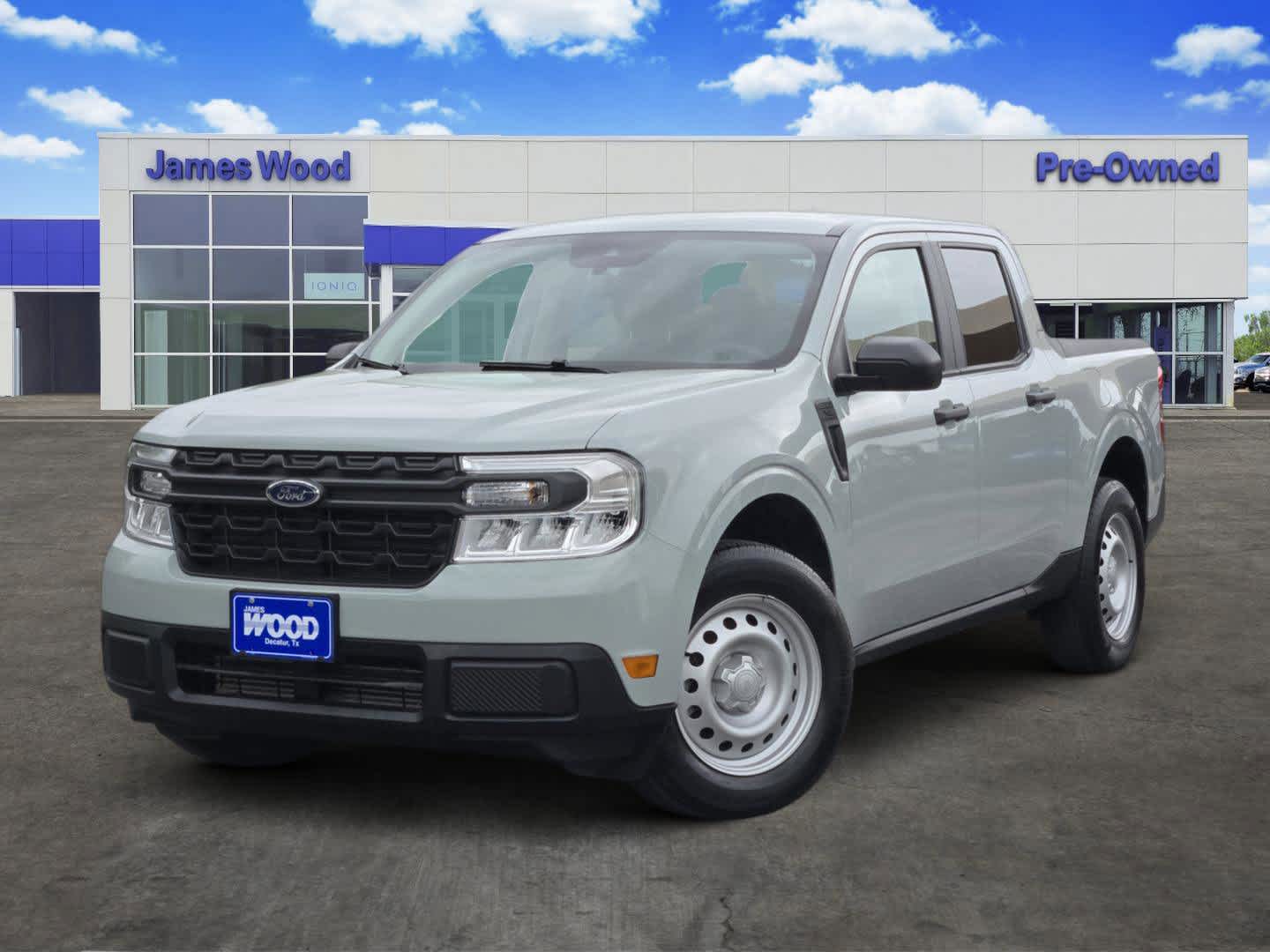 Cactus Gray 2024 Ford Maverick XL SuperCrew AWD Pickup Truck All-Wheel Drive 8-Speed Automatic