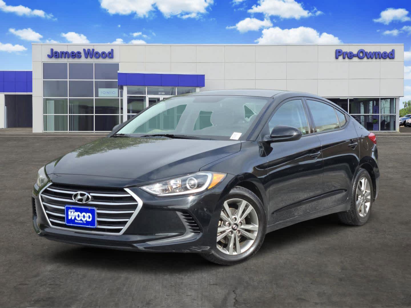 Phantom Black 2018 Hyundai Elantra SEL FWD Sedan Front-Wheel Drive 6-Speed Automatic