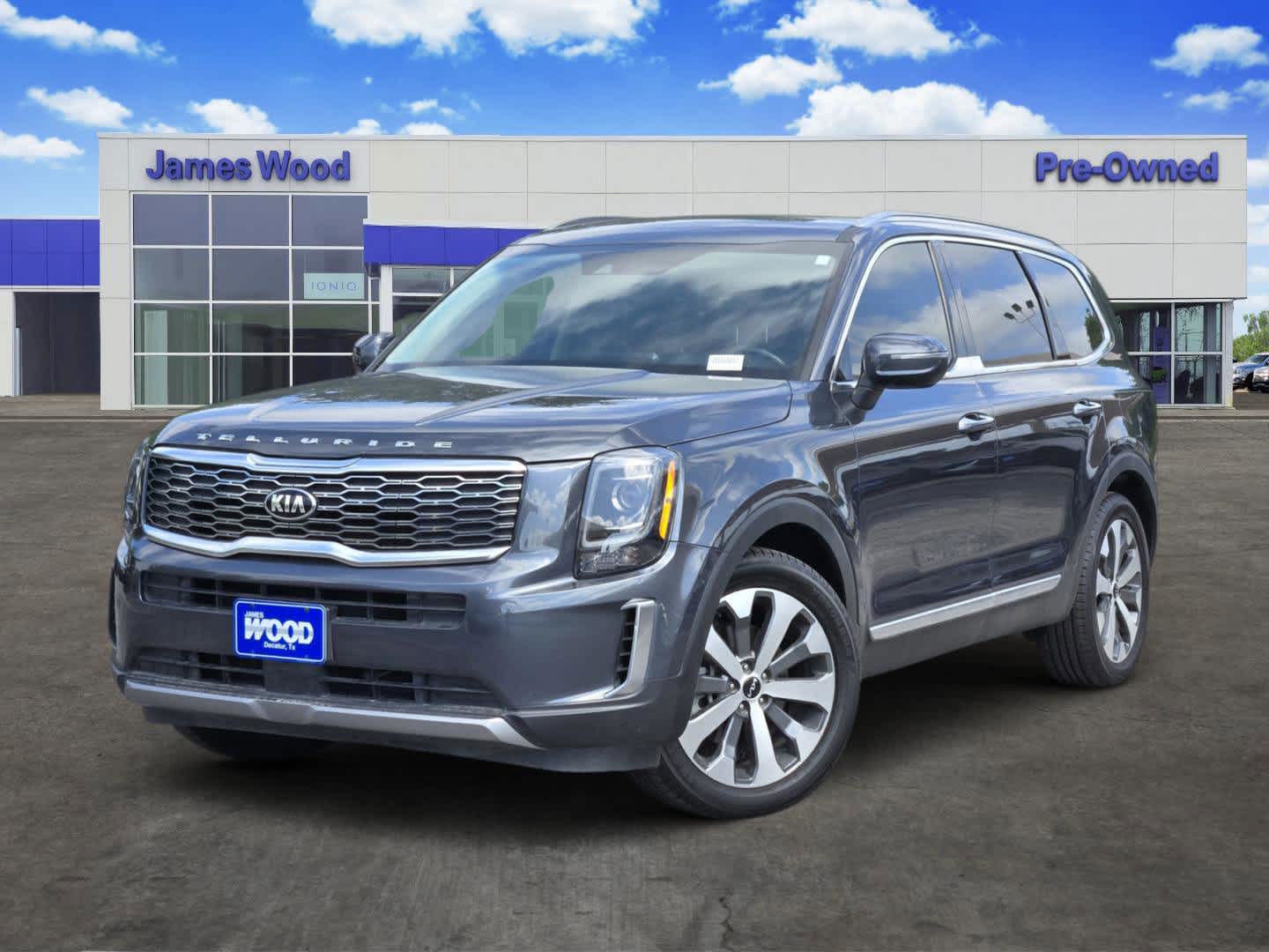 Gray (Gravity Grey) 2020 Kia Telluride S FWD SUV / Crossover Front-Wheel Drive 8-Speed Automatic
