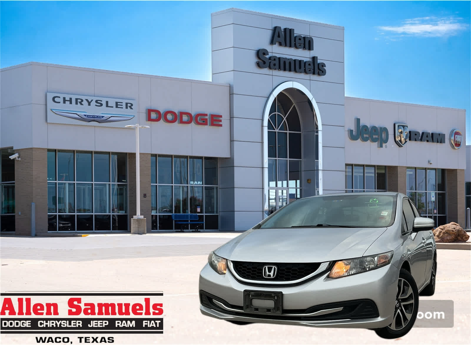 Used Car 2015 Honda Civic  Ex For Sale Under $15,000 In Waco, Texas