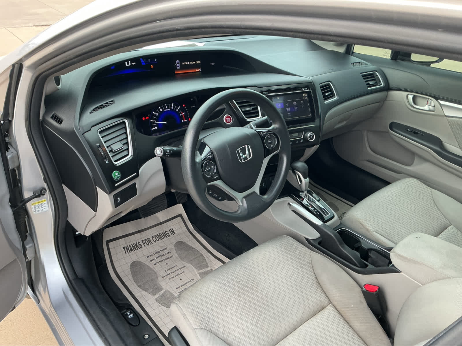 Used Car 2015 Honda Civic  Ex For Sale Under $12,000 In Waco, Texas