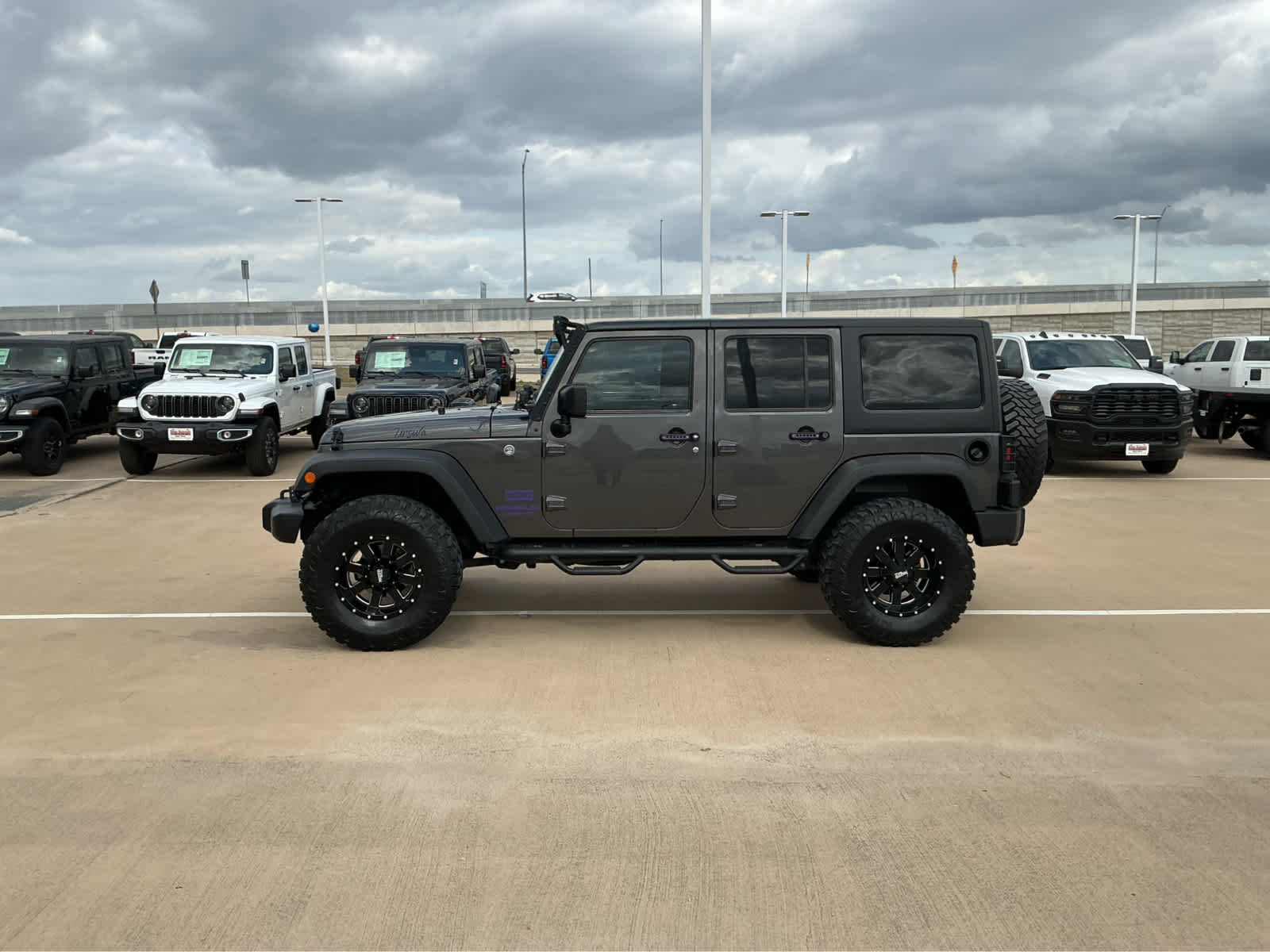 used 2017 Jeep Wrangler Unlimited car, priced at $19,490