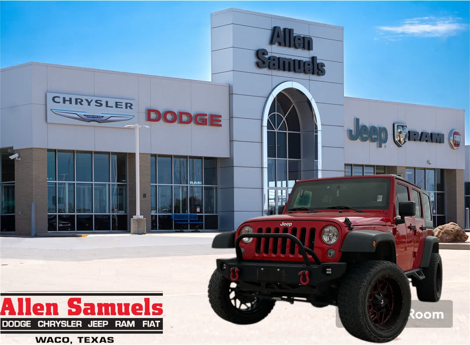 Used Car 2016 Jeep Wrangler Unlimited  Sport For Sale Under $20,000 In Waco, Texas
