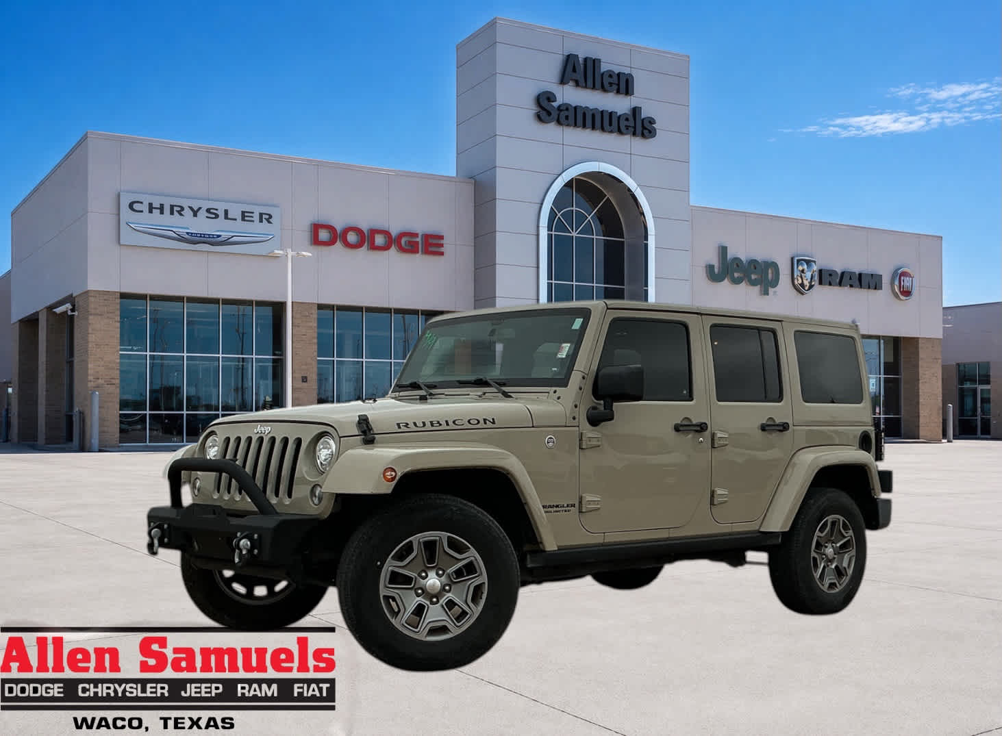Used Car 2017 Jeep Wrangler Unlimited  Rubicon For Sale Under $30,000 In Waco, Texas