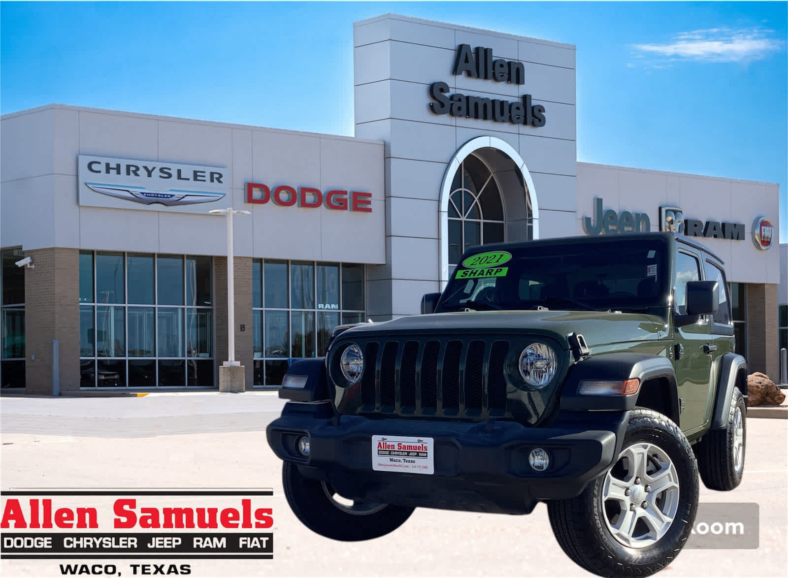 Used Car 2021 Jeep Wrangler  Sport S For Sale In Waco, Texas