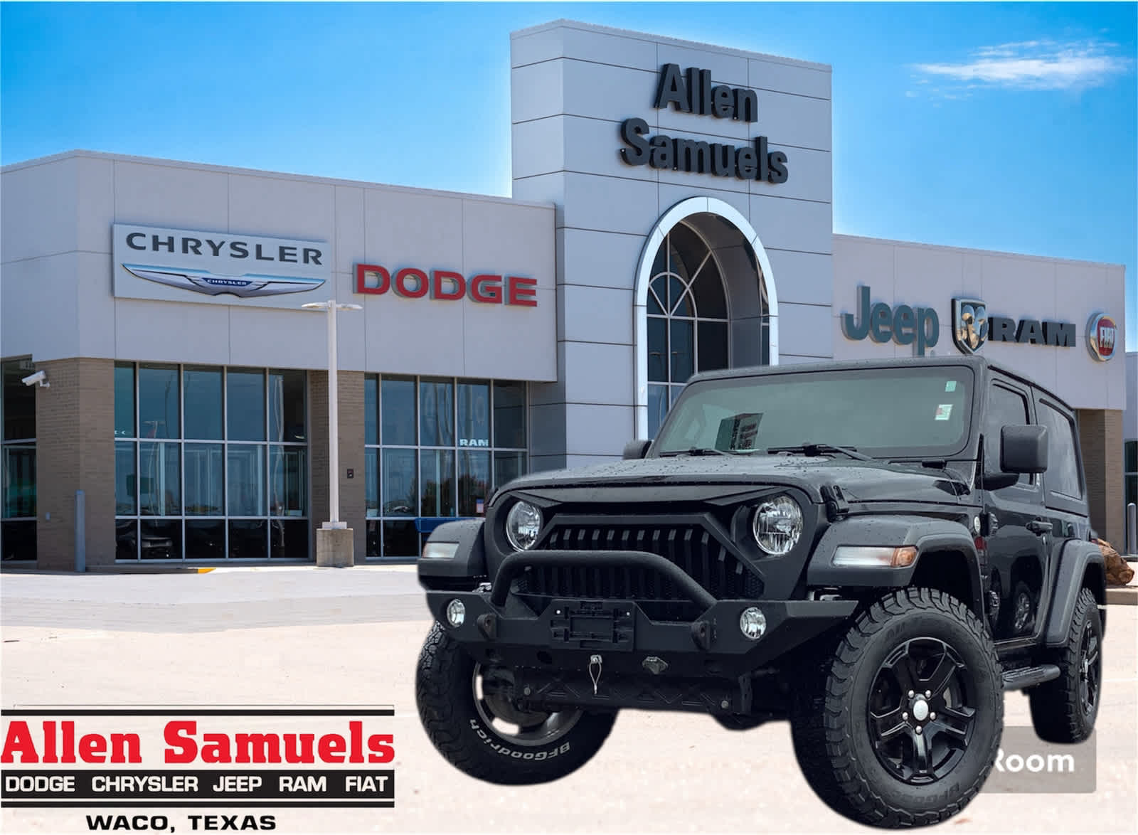 Used Car 2020 Jeep Wrangler  Sport S For Sale Under $35,000 In Waco, Texas