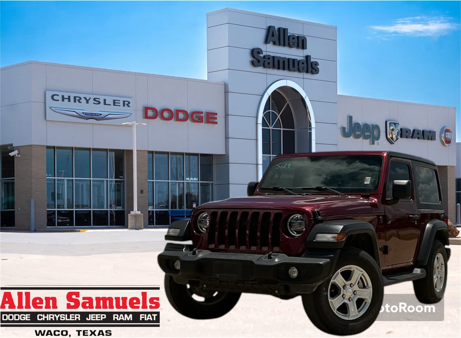 Used Car 2022 Jeep Wrangler  Sport S For Sale Under $35,000 In Waco, Texas