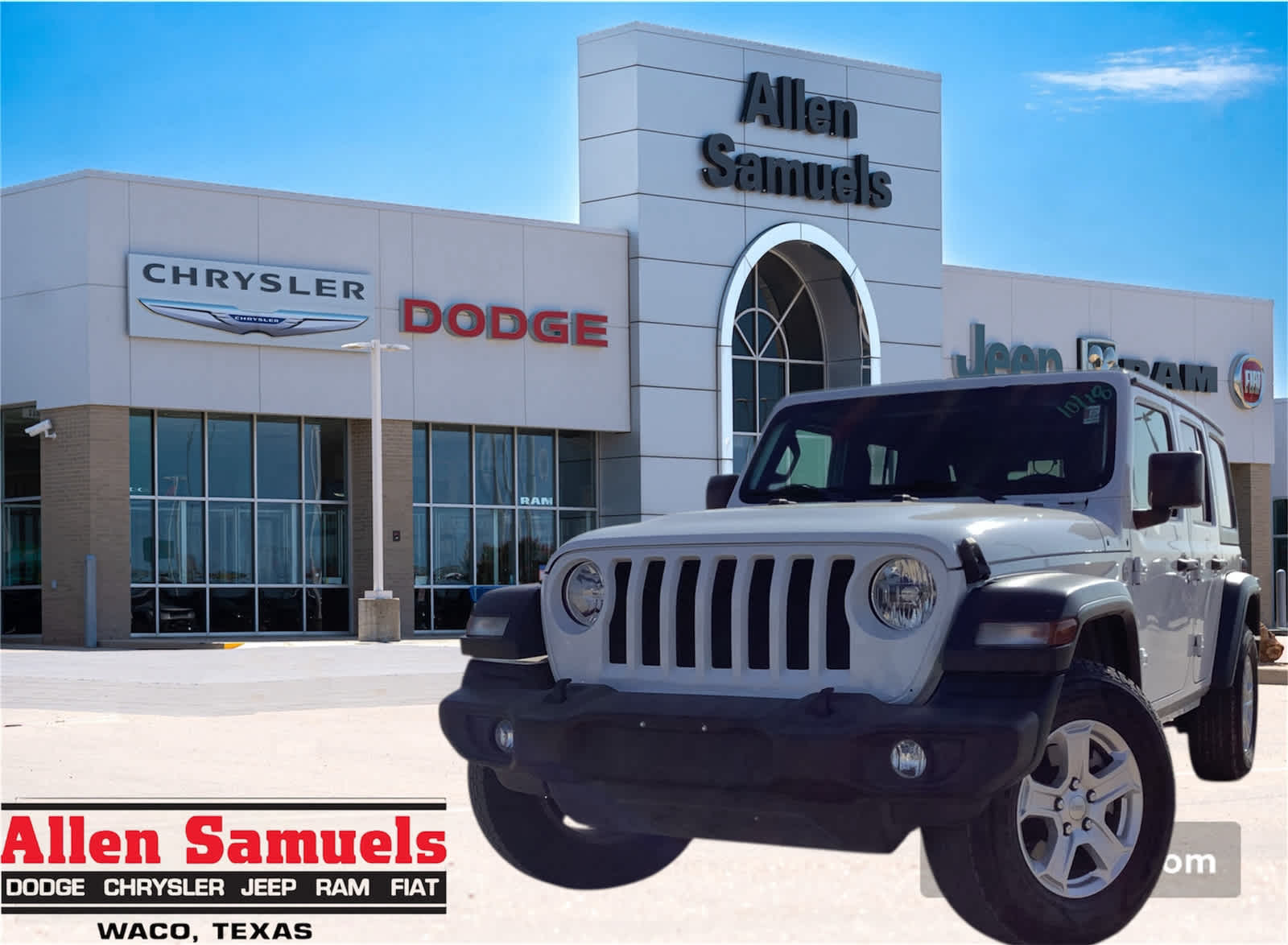 Used Car 2019 Jeep Wrangler Unlimited  Sport S For Sale Under $30,000 In Waco, Texas