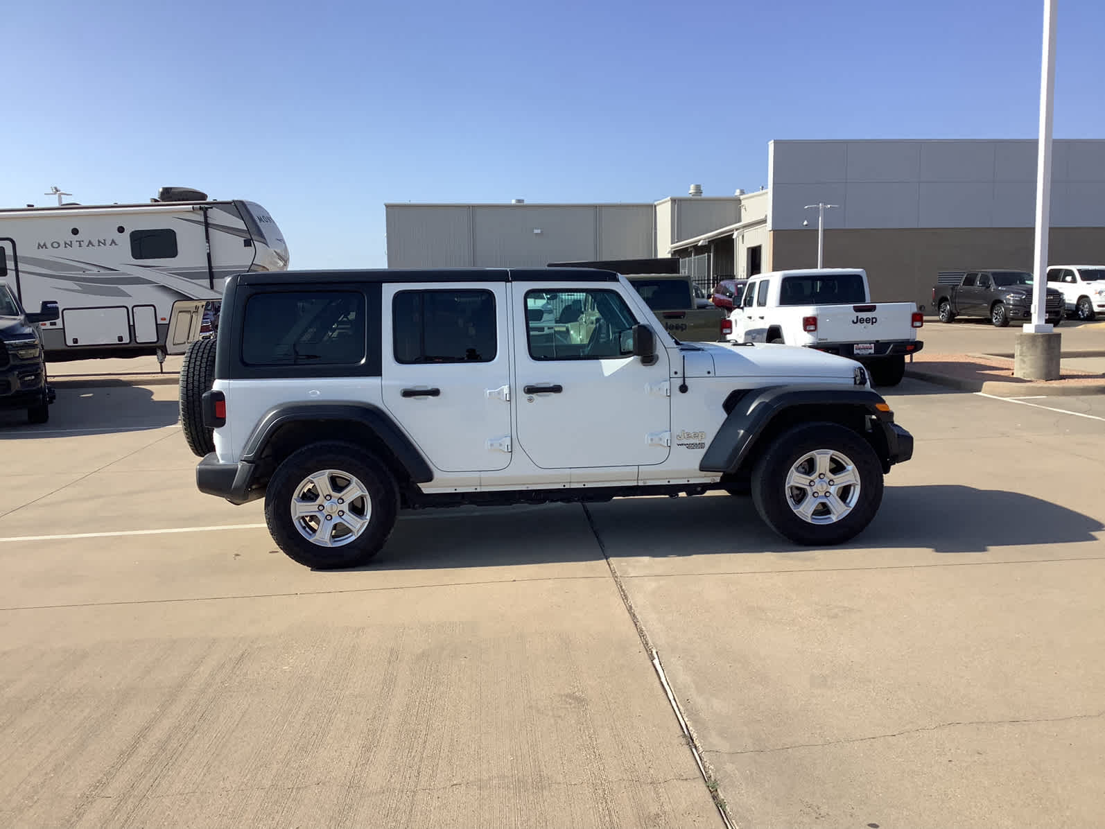 Used Car 2019 Jeep Wrangler Unlimited  Sport S For Sale Under $30,000 In Waco, Texas