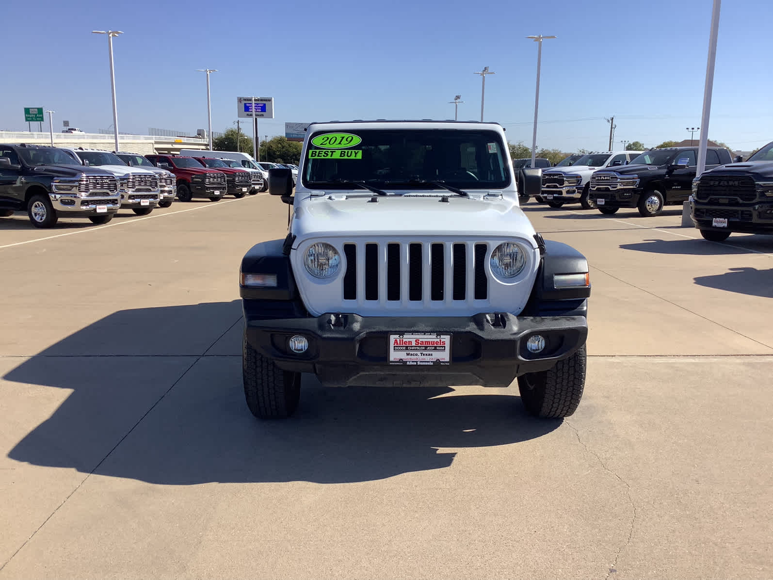 Used Car 2019 Jeep Wrangler Unlimited  Sport S For Sale Under $30,000 In Waco, Texas