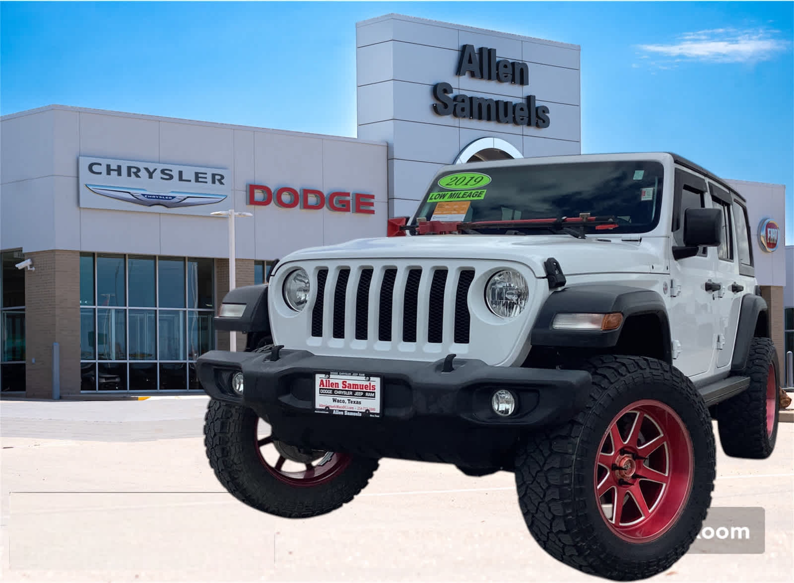 Used Car 2019 Jeep Wrangler Unlimited  Sport S For Sale Under $35,000 In Waco, Texas