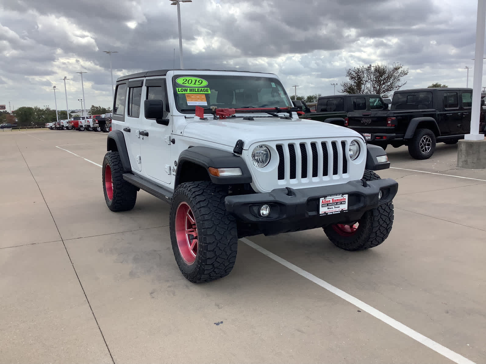 Used Car 2019 Jeep Wrangler Unlimited  Sport S For Sale Under $35,000 In Waco, Texas