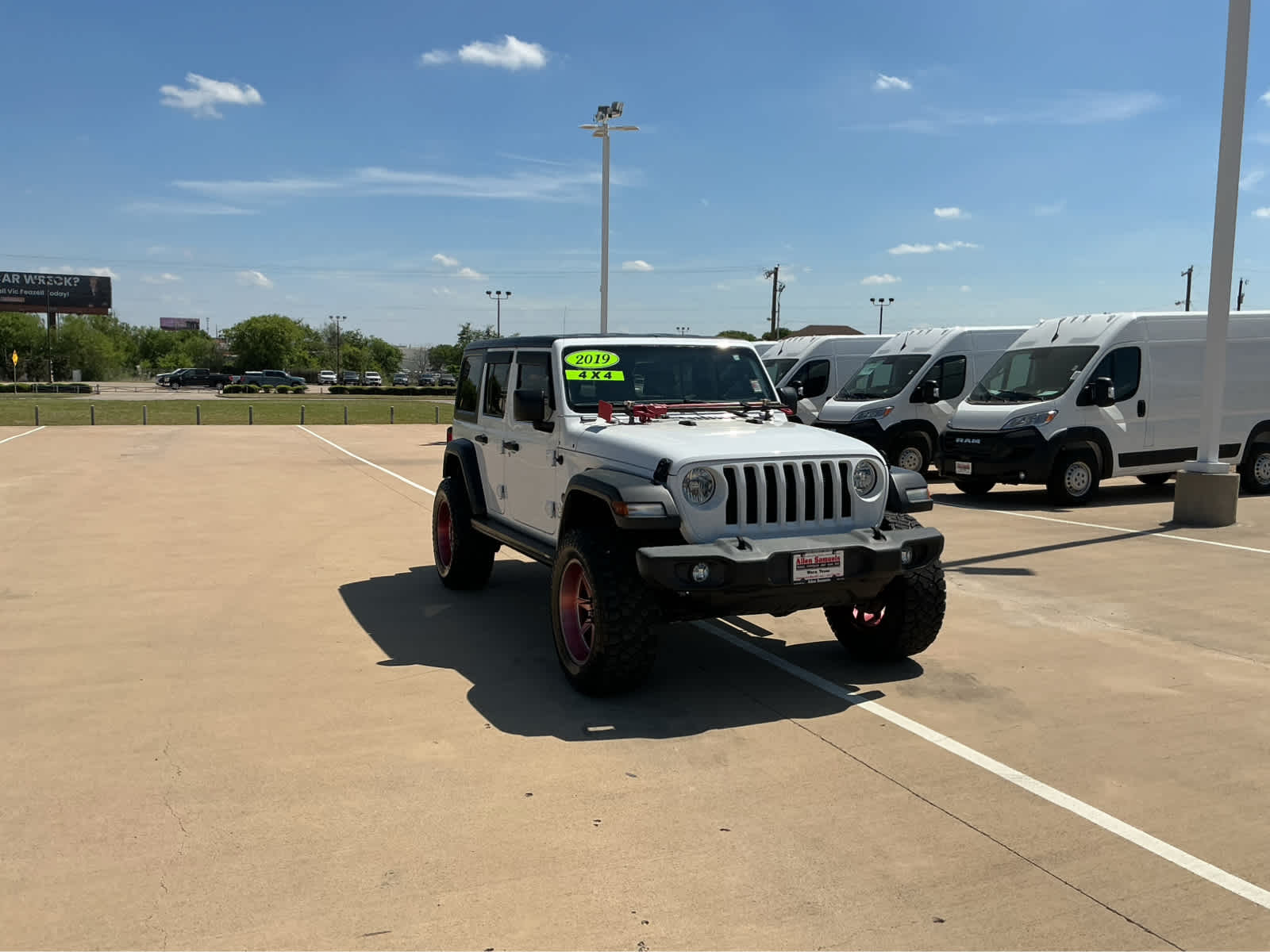 Used Car 2019 Jeep Wrangler Unlimited  Sport S For Sale Under $30,000 In Waco, Texas