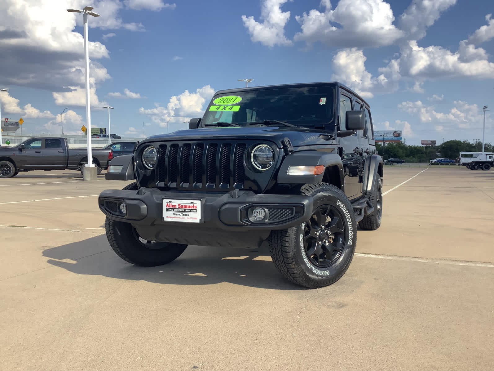 Used Car 2021 Jeep Wrangler  Unlimited Willys For Sale Under $35,000 In Waco, Texas