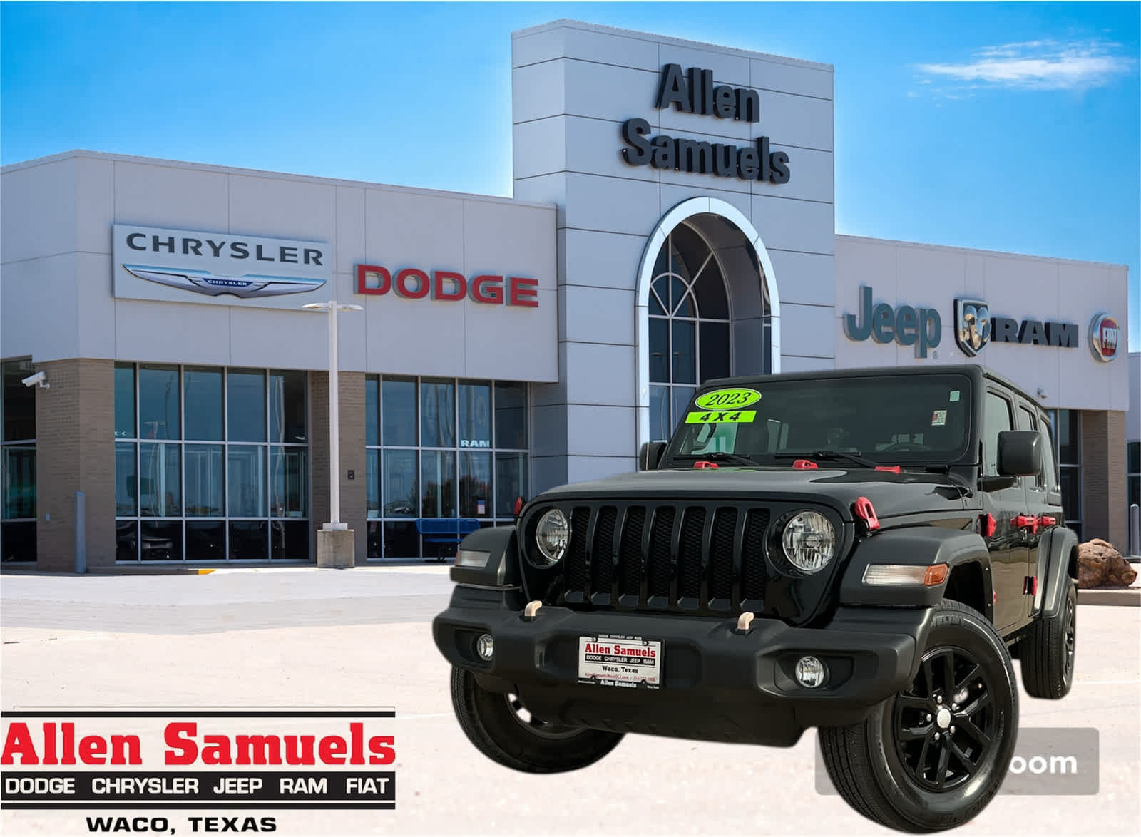 Used Car 2023 Jeep Wrangler  Sport S For Sale Under $35,000 In Waco, Texas