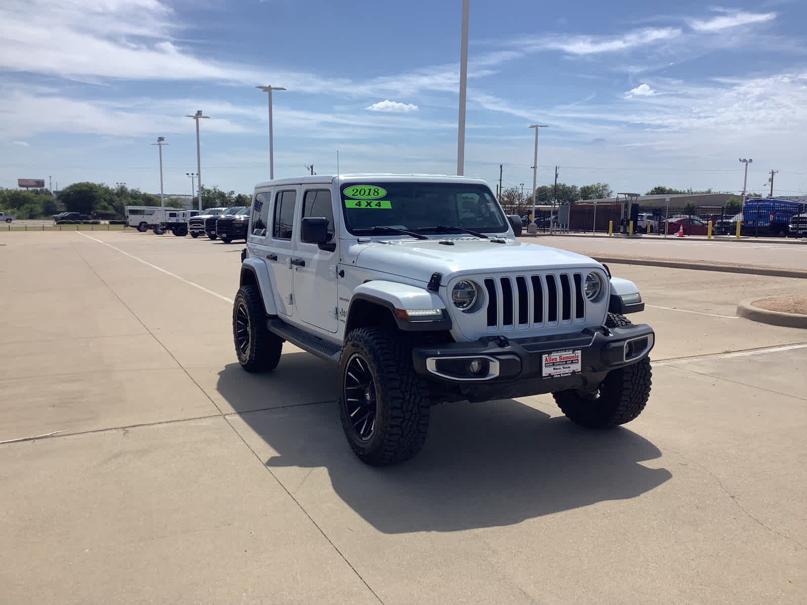 Used Car 2018 Jeep Wrangler Unlimited  Sahara For Sale Under $30,000 In Waco, Texas