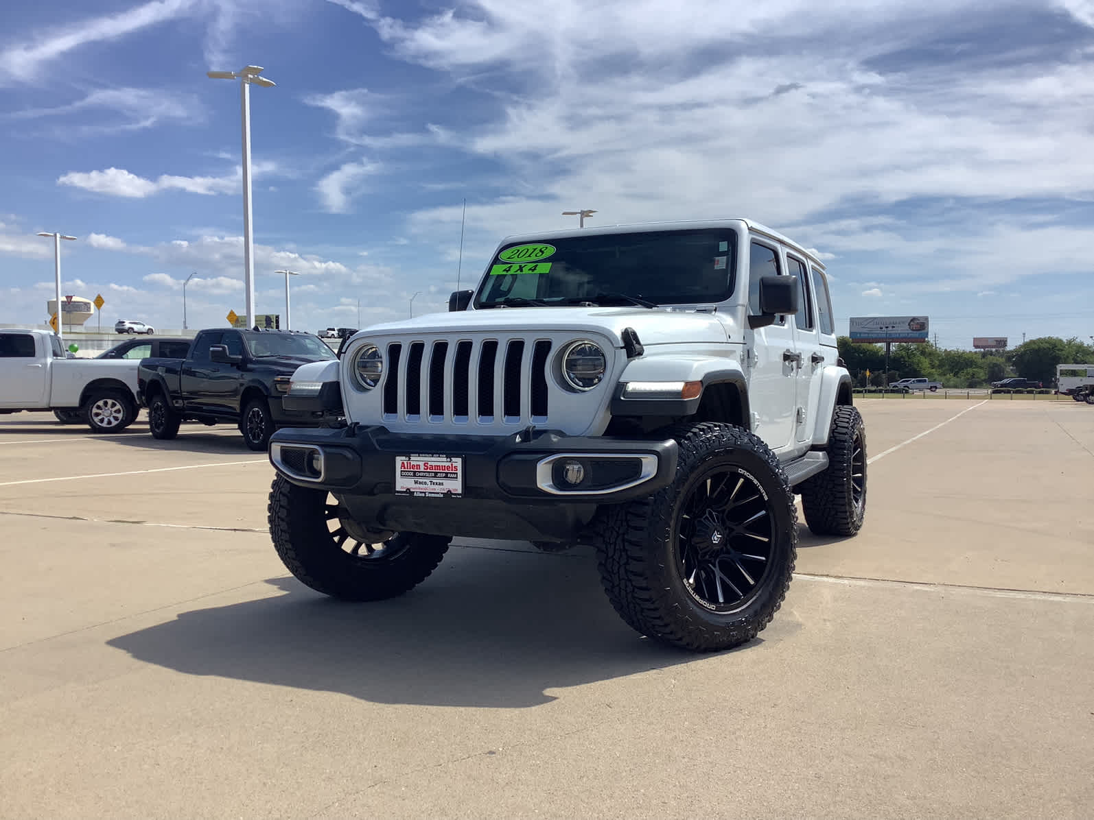 Used Car 2018 Jeep Wrangler Unlimited  Sahara For Sale Under $30,000 In Waco, Texas