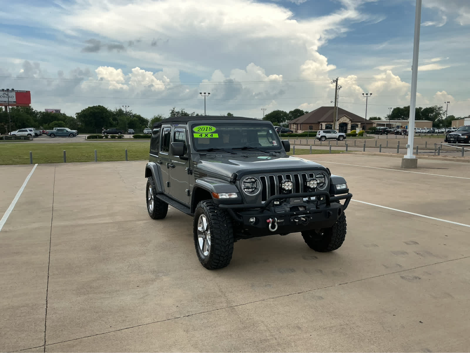 Used Car 2018 Jeep Wrangler Unlimited  Sahara For Sale Under $20,000 In Waco, Texas