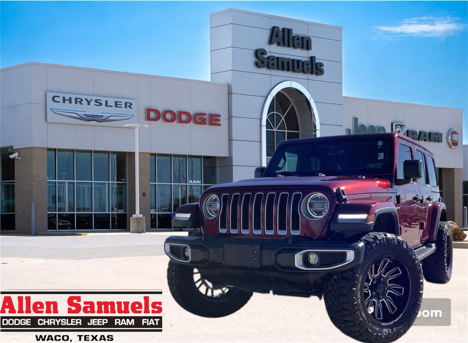 Used Car 2021 Jeep Wrangler  Unlimited Sahara For Sale Under $40,000 In Waco, Texas