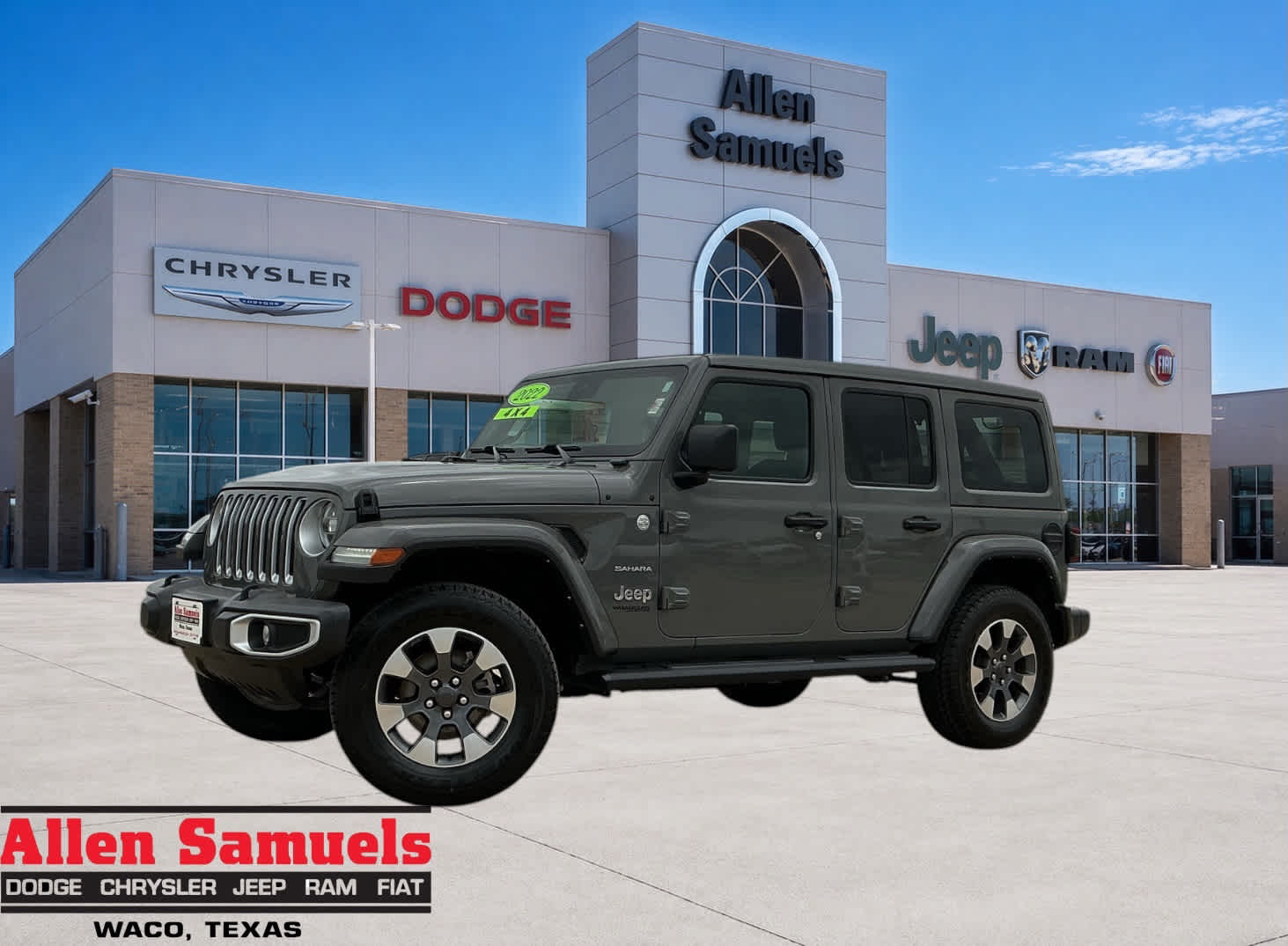 Used Car 2022 Jeep Wrangler  Unlimited Sahara For Sale Under $35,000 In Waco, Texas