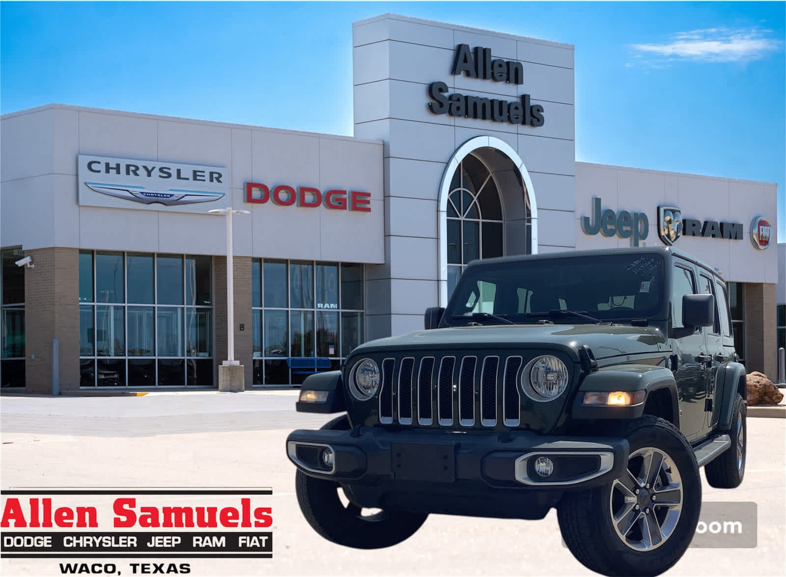 Used Car 2021 Jeep Wrangler  Unlimited Sahara For Sale In Waco, Texas
