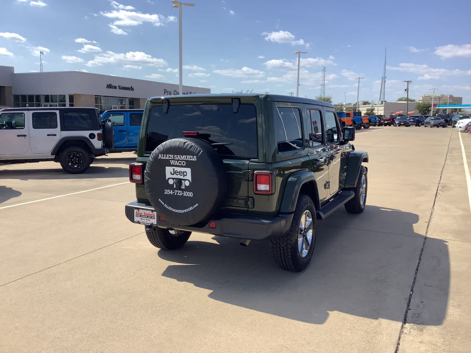 Used Car 2021 Jeep Wrangler  Unlimited Sahara For Sale Under $40,000 In Waco, Texas