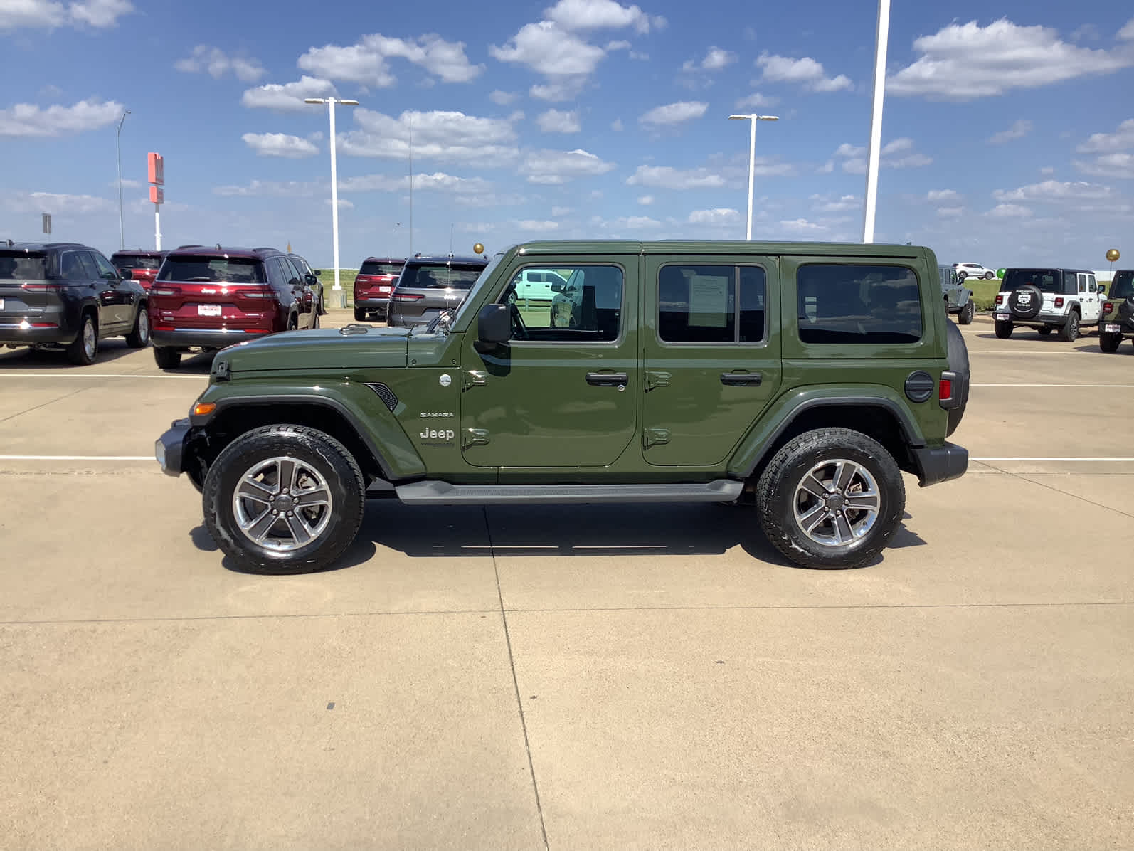 Used Car 2021 Jeep Wrangler  Unlimited Sahara For Sale Under $40,000 In Waco, Texas
