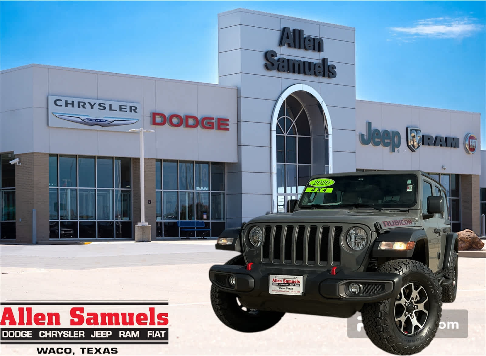 Used Car 2020 Jeep Wrangler Unlimited  Rubicon For Sale Under $50,000 In Waco, Texas