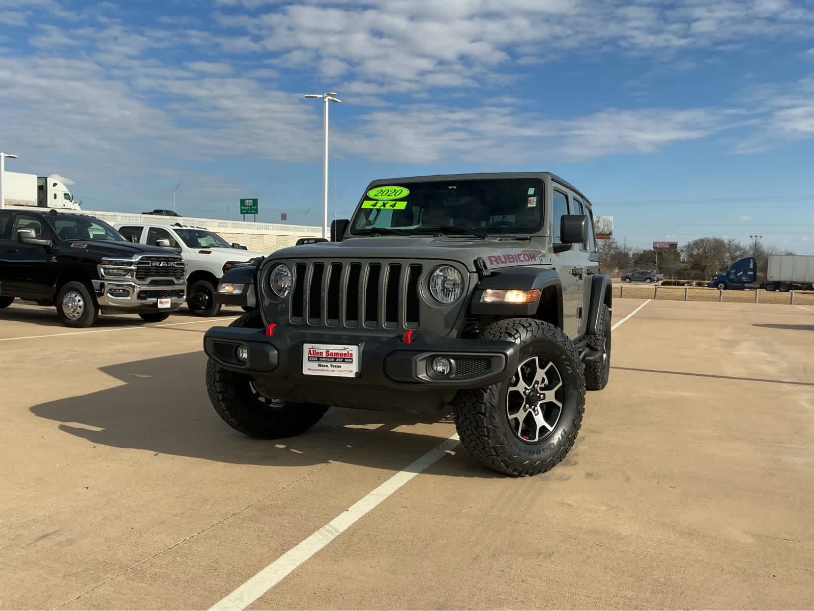 Used Car 2020 Jeep Wrangler Unlimited  Rubicon For Sale Under $50,000 In Waco, Texas