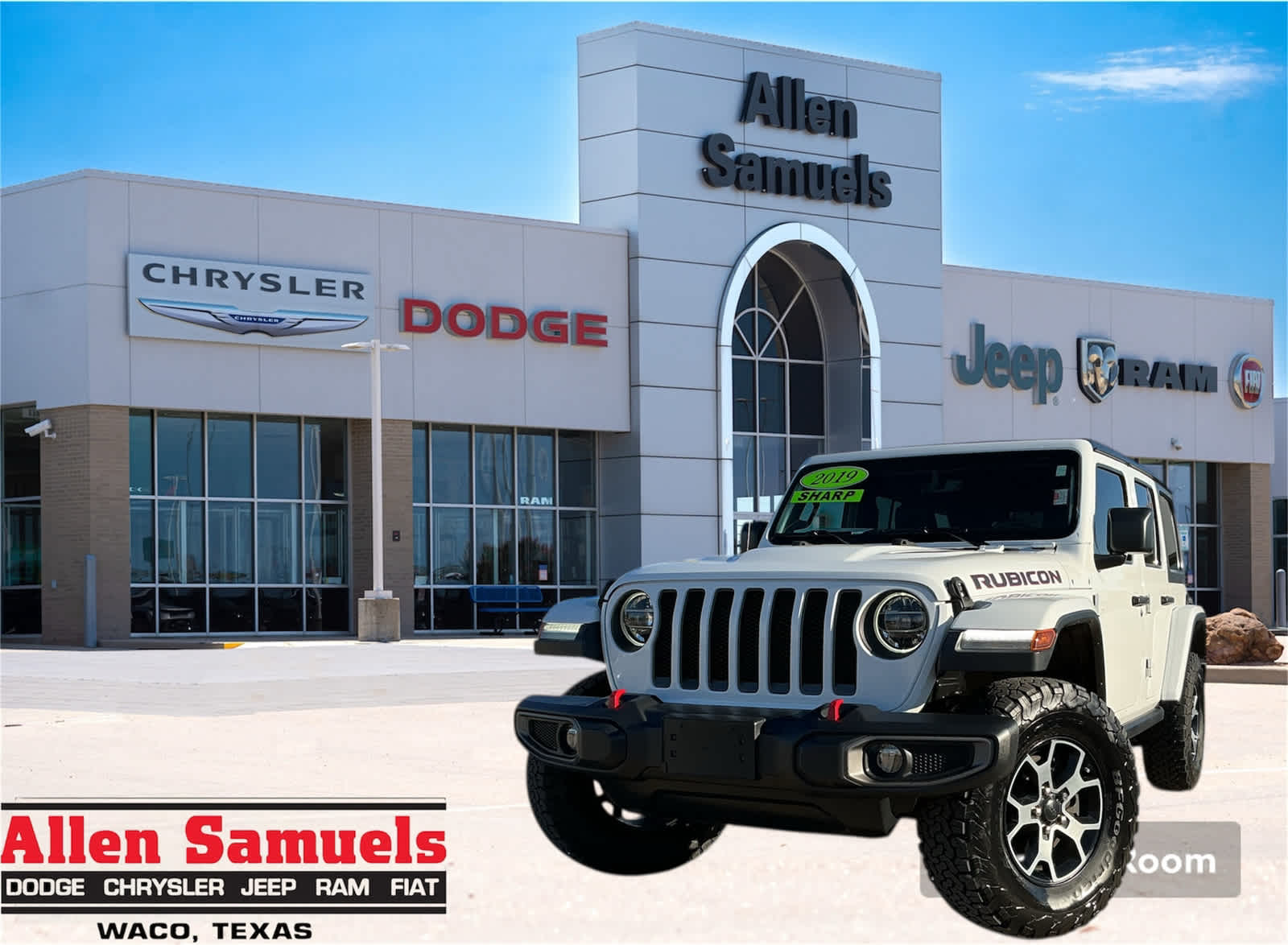 Used Car 2019 Jeep Wrangler Unlimited  Rubicon For Sale Under $35,000 In Waco, Texas