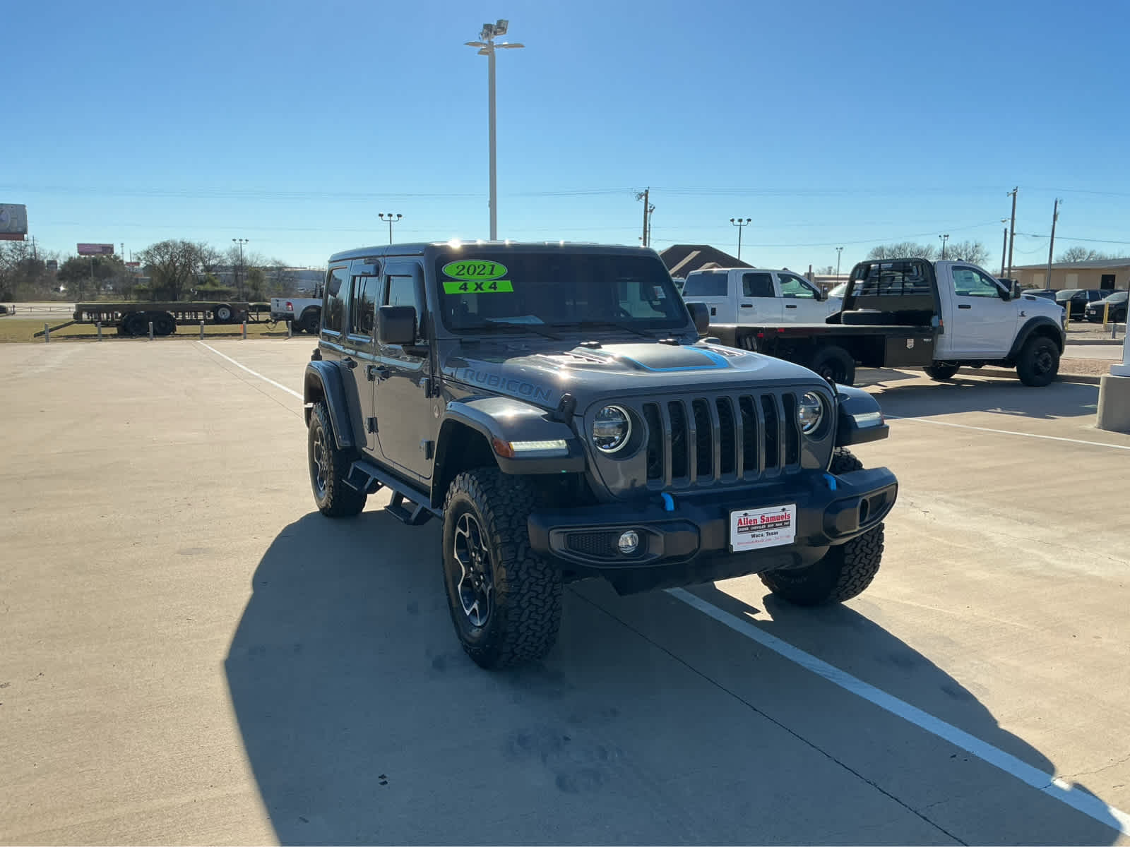 Used Car 2021 Jeep Wrangler 4xe  Unlimited Rubicon For Sale Under $40,000 In Waco, Texas