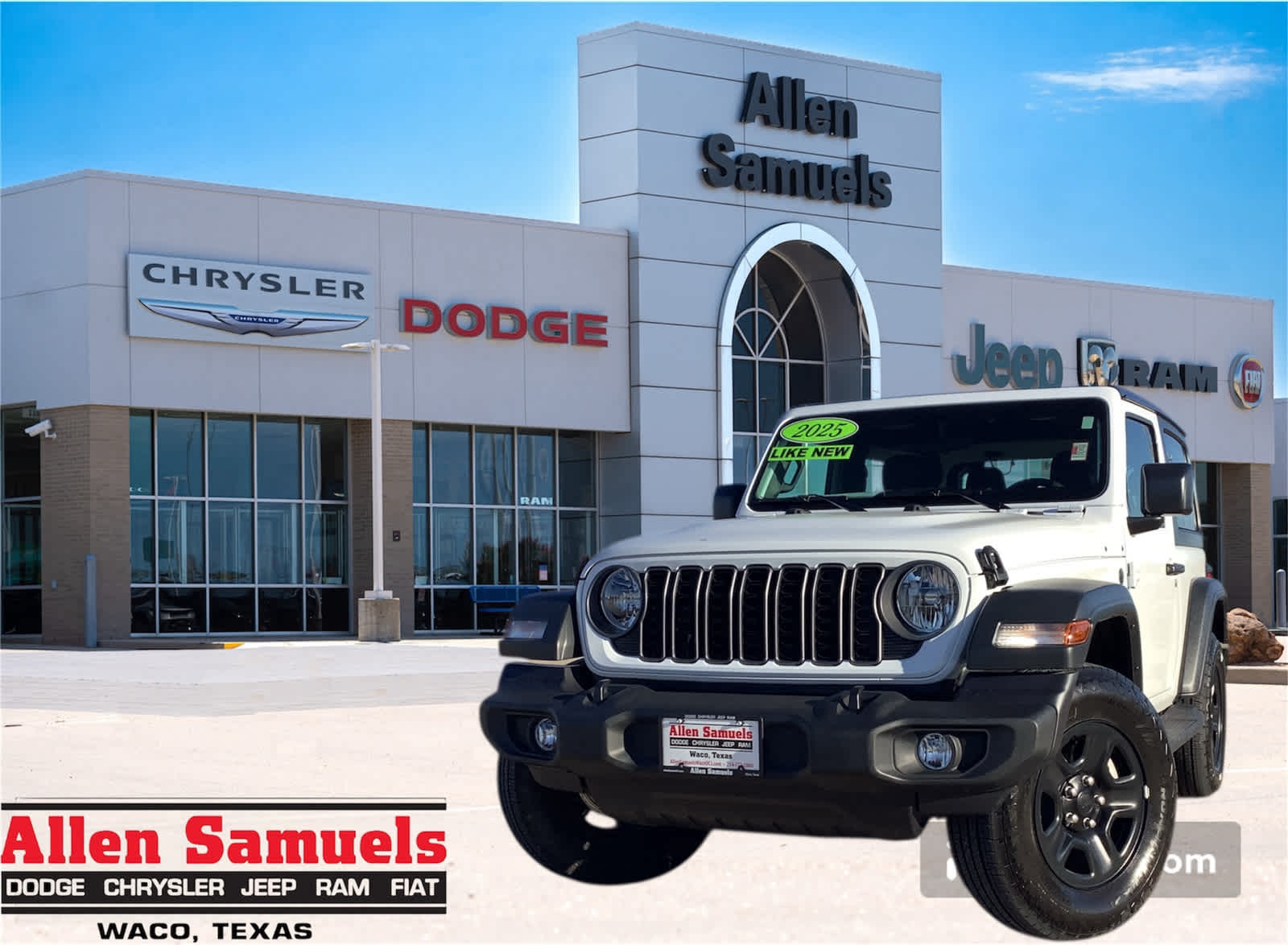 Used Car 2025 Jeep Wrangler  Sport For Sale Under $40,000 In Waco, Texas