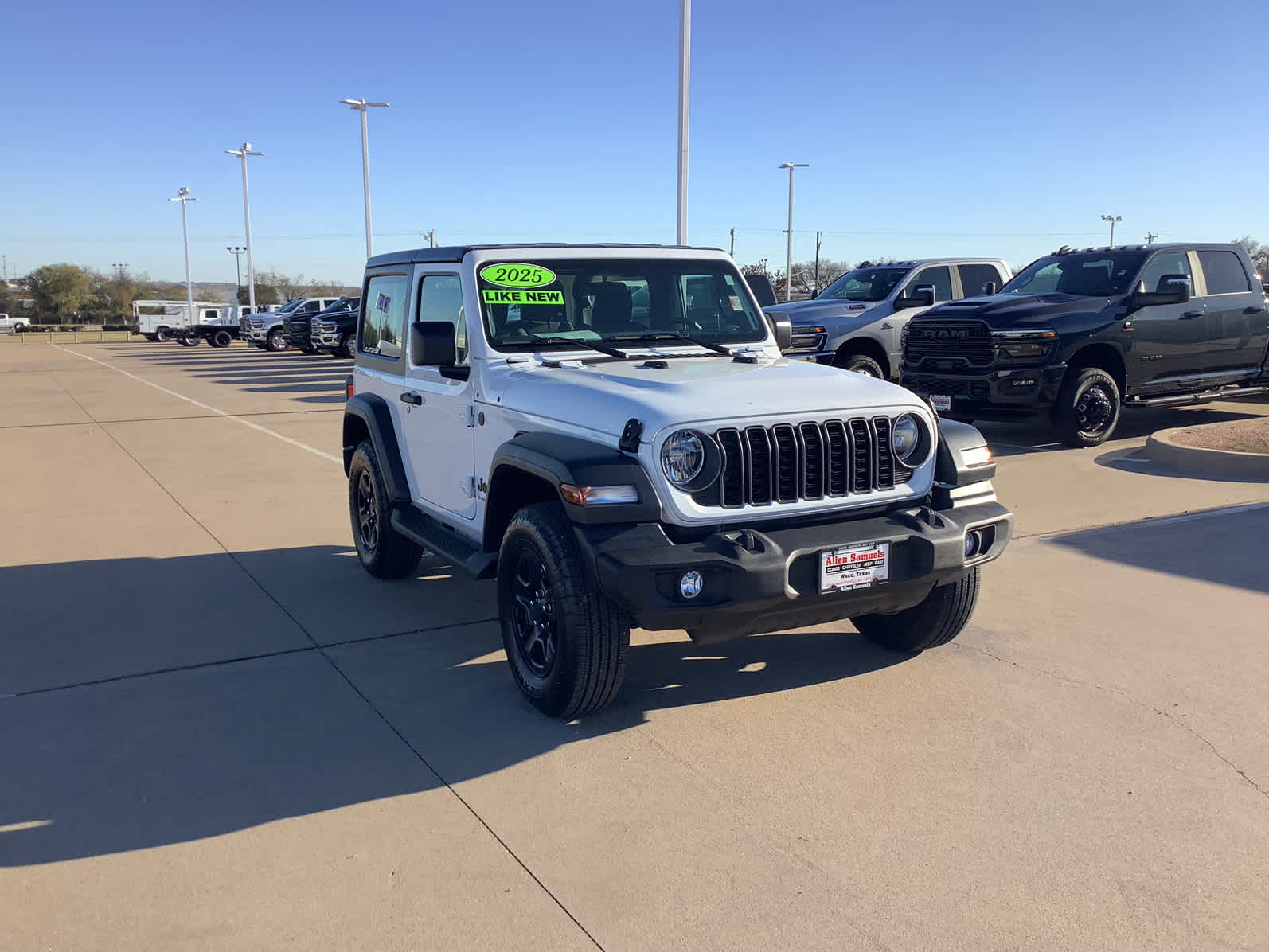 Used Car 2025 Jeep Wrangler  Sport For Sale Under $40,000 In Waco, Texas