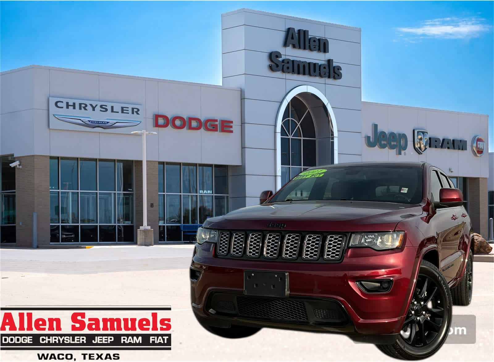 Used Car 2021 Jeep Grand Cherokee  Laredo X For Sale Under $25,000 In Waco, Texas