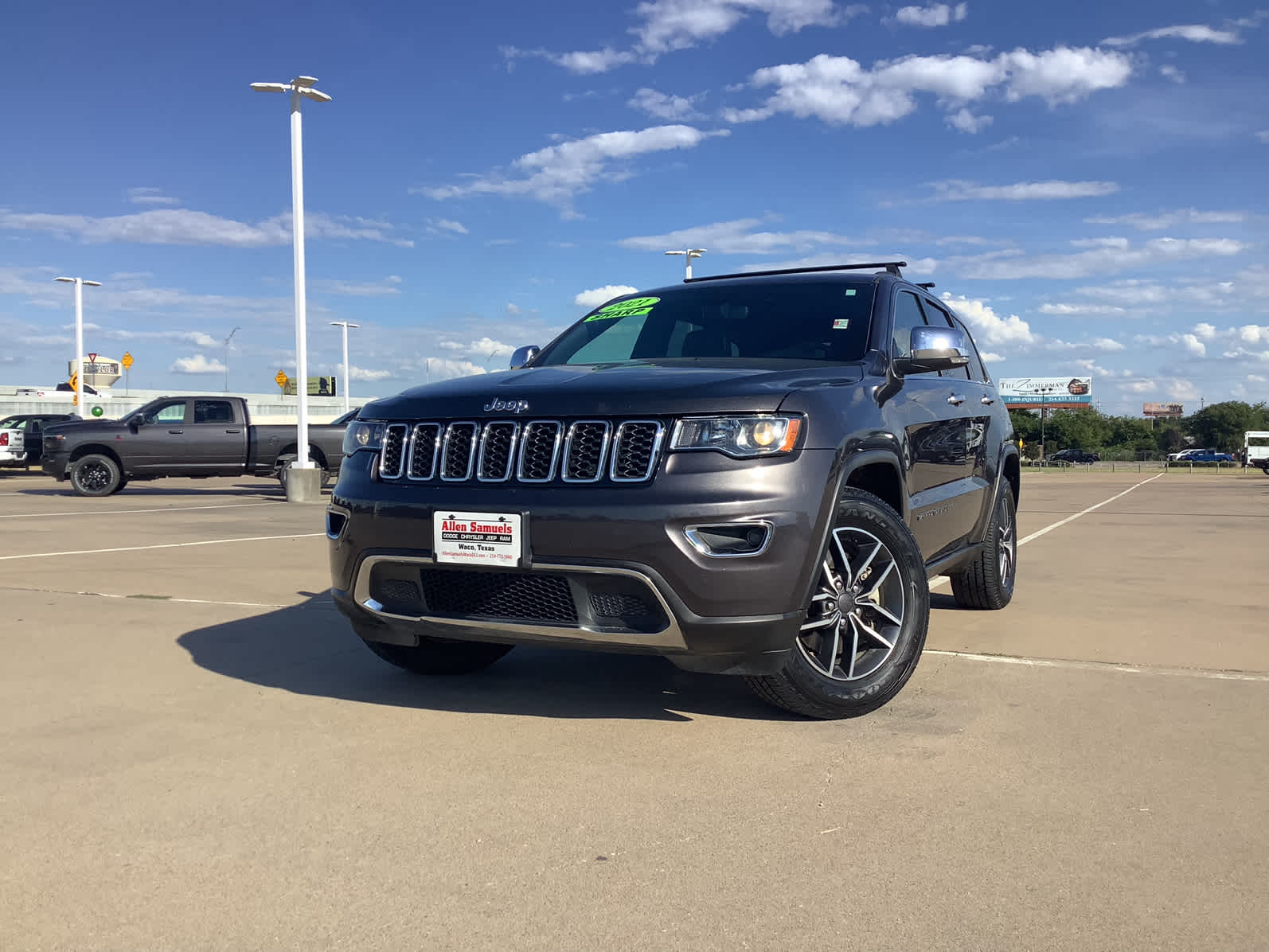 Used Car 2021 Jeep Grand Cherokee  Limited For Sale Under $25,000 In Waco, Texas