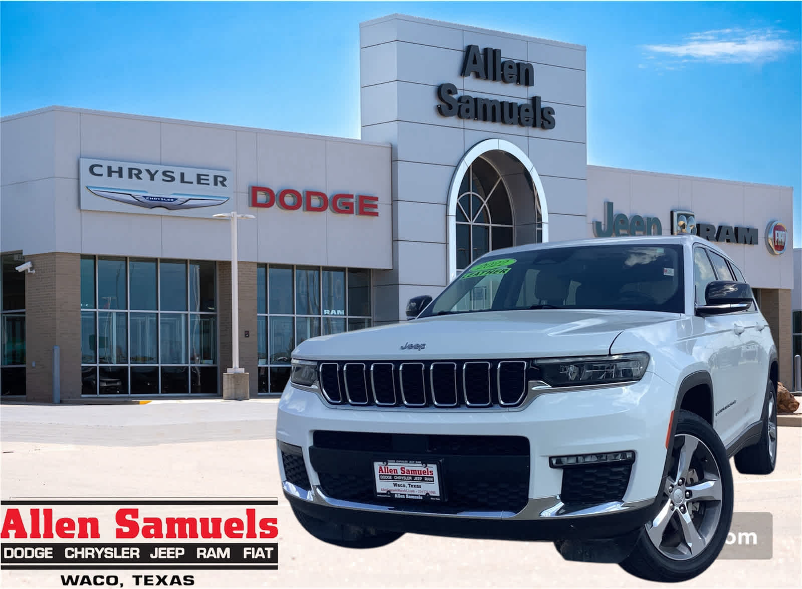 Used Car 2022 Jeep Grand Cherokee L  Limited For Sale Under $35,000 In Waco, Texas