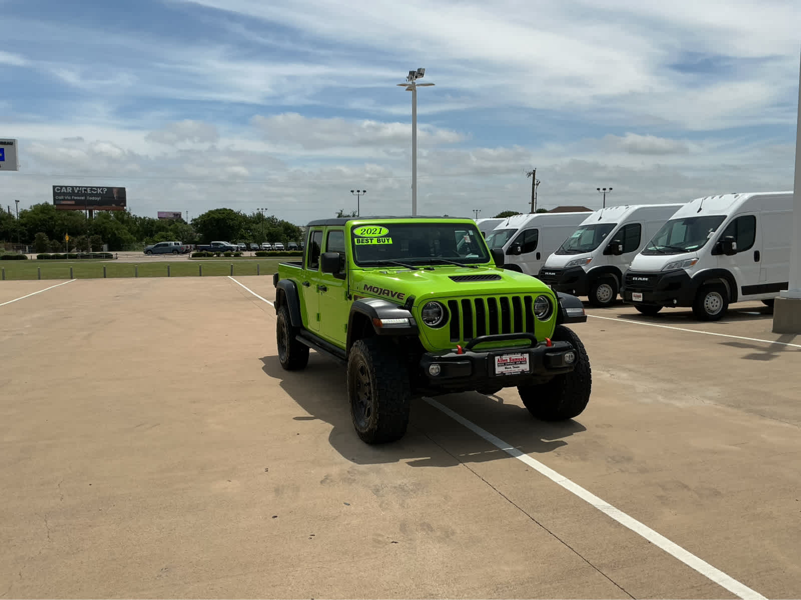 Used Car 2021 Jeep Gladiator  Mojave For Sale Under $35,000 In Waco, Texas