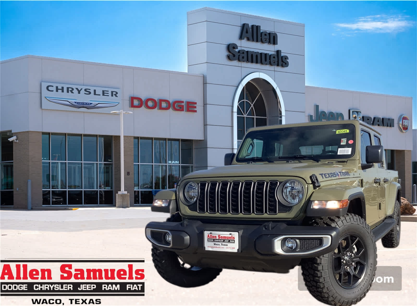 New Car 2025 Jeep Gladiator  Texas Trail For Sale Under $50,000 In Waco, Texas