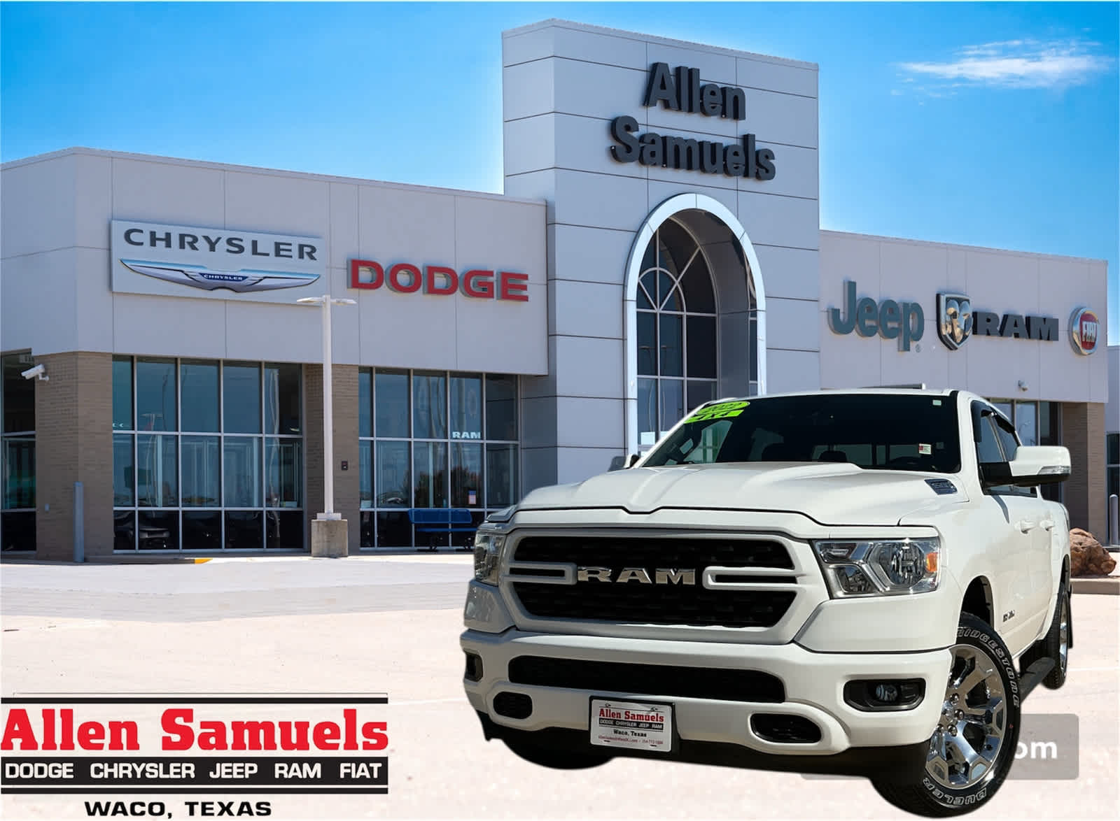 Used Car 2022 Ram 1500  Big Horn For Sale Under $50,000 In Waco, Texas