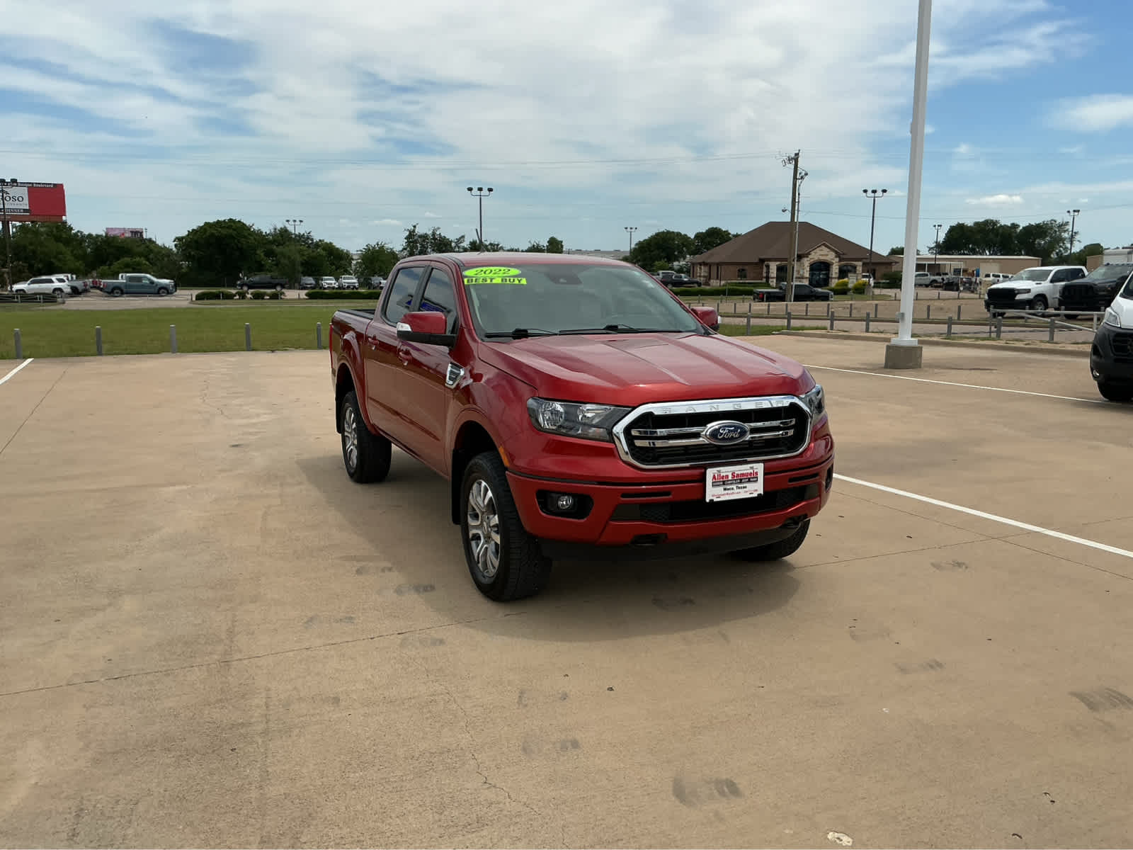 Used Car 2022 Ford Ranger  Lariat For Sale Under $40,000 In Waco, Texas