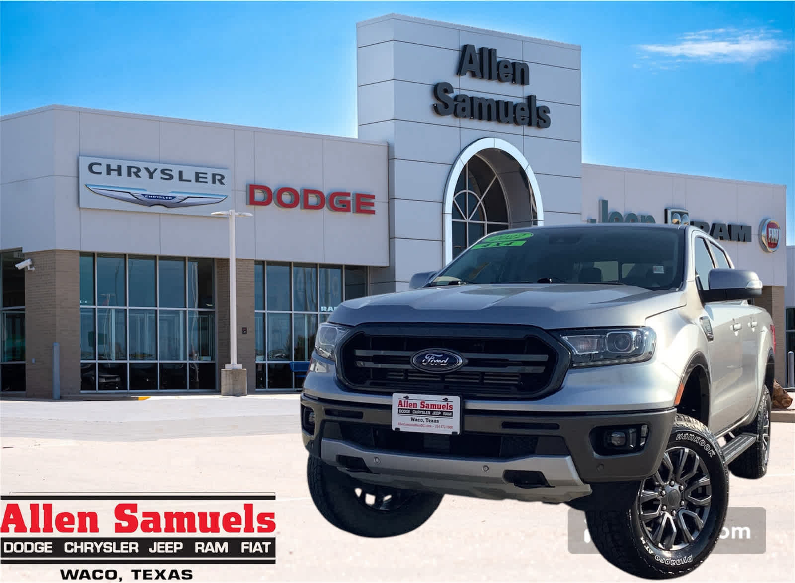 Used Car 2022 Ford Ranger  Lariat For Sale Under $40,000 In Waco, Texas