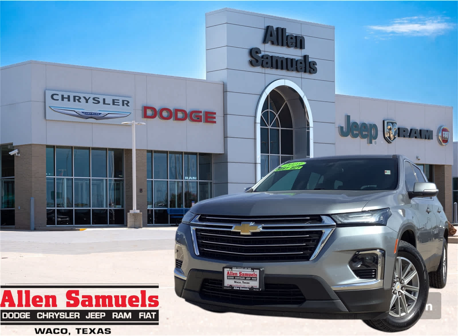 Used Car 2023 Chevrolet Traverse  Lt Leather For Sale Under $35,000 In Waco, Texas