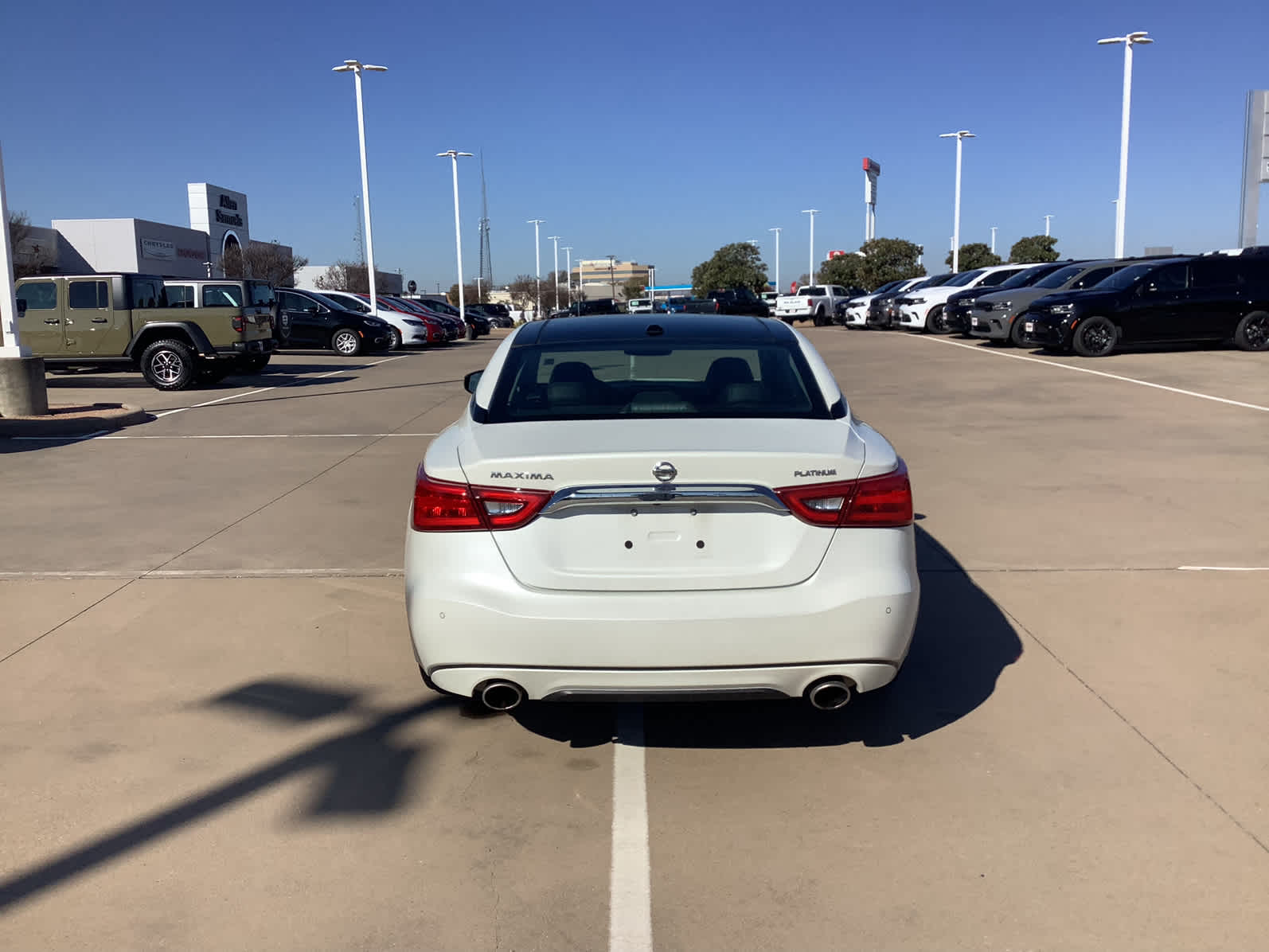 Used Car 2018 Nissan Maxima  Platinum For Sale Under $25,000 In Waco, Texas