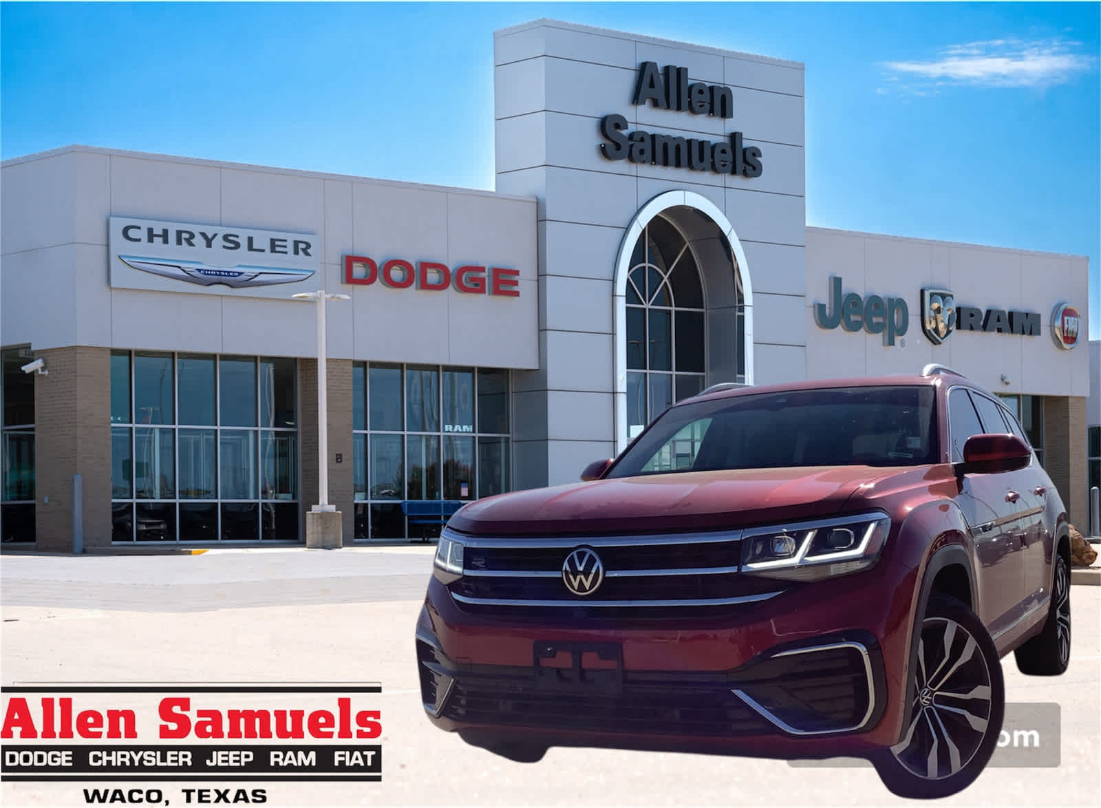 Used Car 2022 Volkswagen Atlas  3.6l V6 Sel Premium R-line For Sale Under $40,000 In Waco, Texas