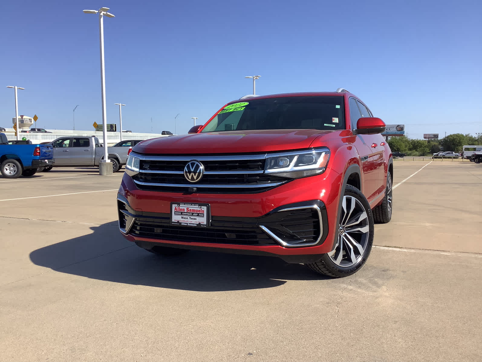 Used Car 2022 Volkswagen Atlas  3.6l V6 Sel Premium R-line For Sale Under $40,000 In Waco, Texas