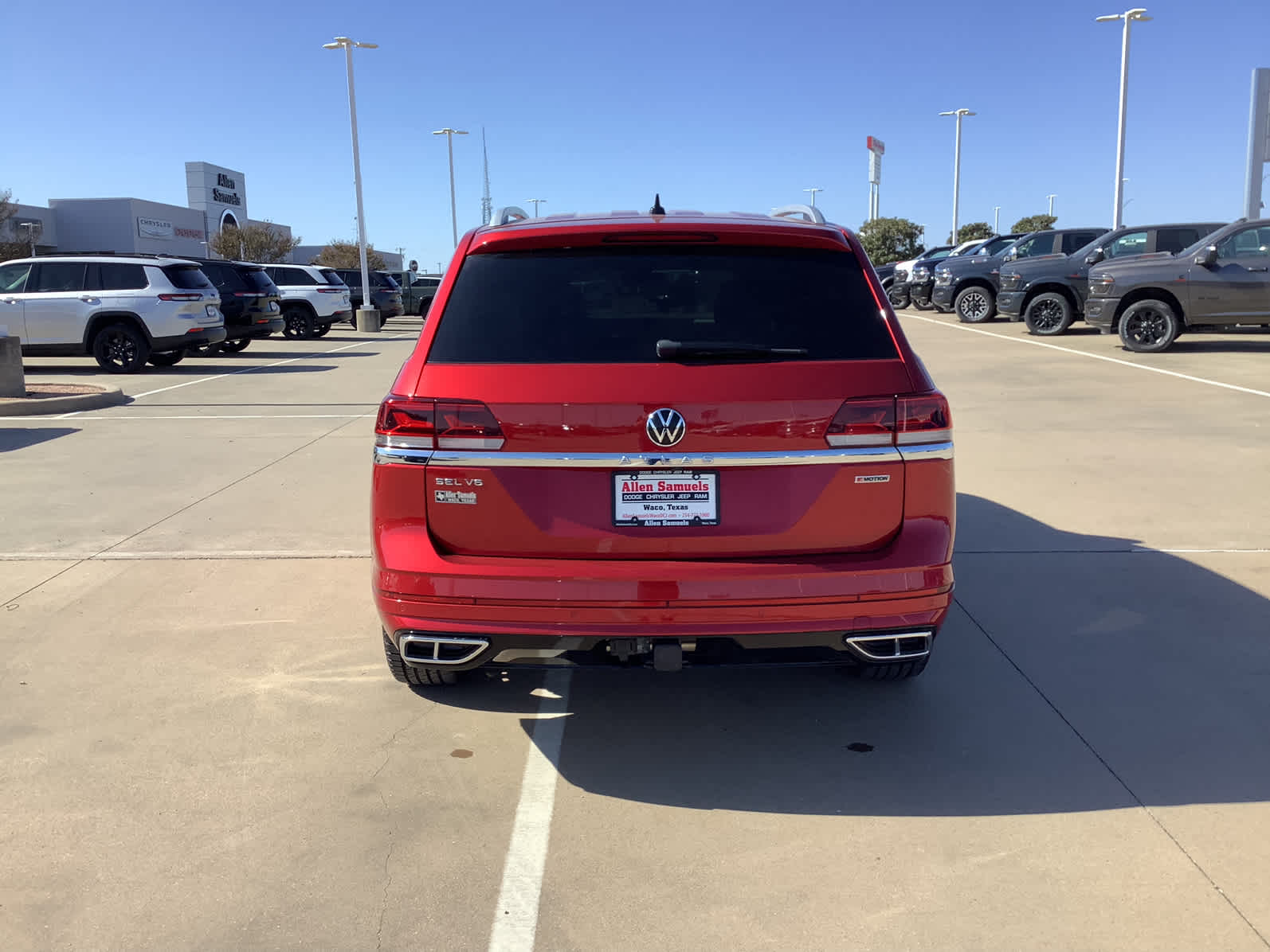 Used Car 2022 Volkswagen Atlas  3.6l V6 Sel Premium R-line For Sale Under $40,000 In Waco, Texas